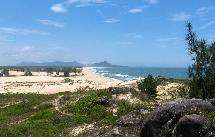Refugio Vista Mar Praia Da Gamboa - Sc 加罗帕巴 外观 照片
